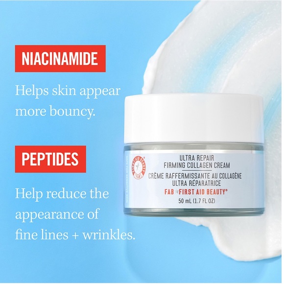 First Aid Beauty Firming Cream w/ Collagen, Peptides, Niacinamide 50ml - Picture 2 of 5